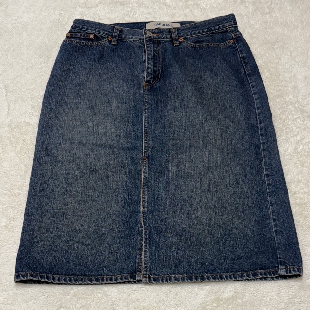 GAP Women's Classic Indigo Pencil Skirt